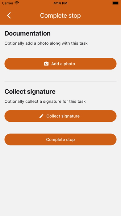 Pallet TMS Mobile Screenshot