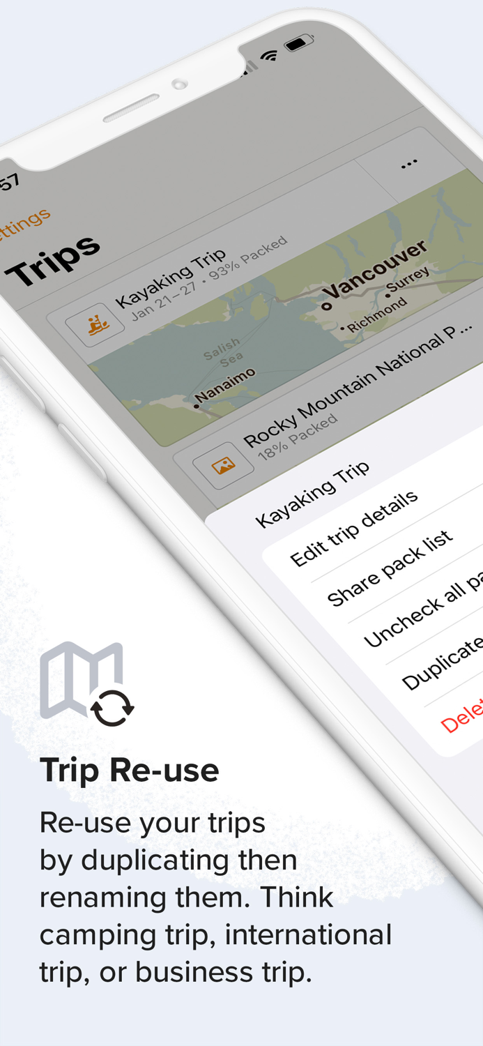 Packaroo - Packing Lists