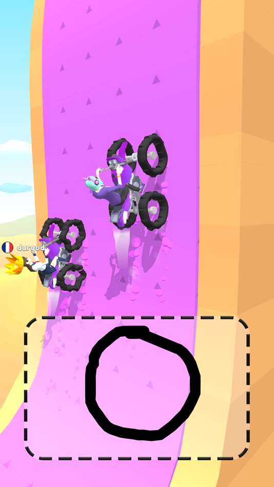 #6. Scribble Rider (iOS) 来自: Voodoo