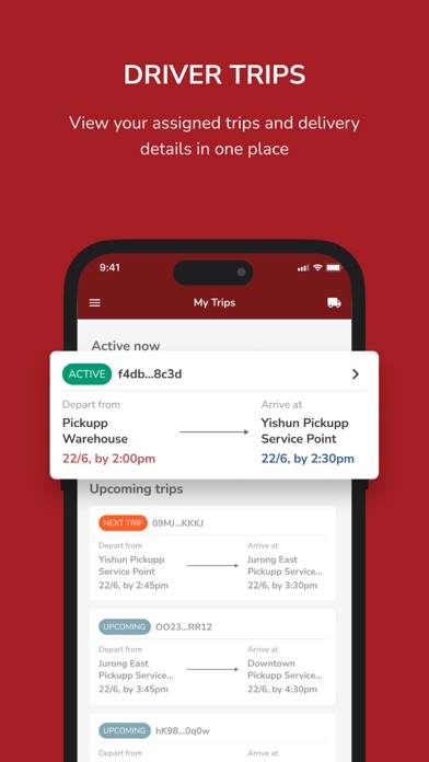 Pickupp Warehouse Network Screenshot