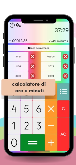 Calcolatore di Ore e Minuti su App Store