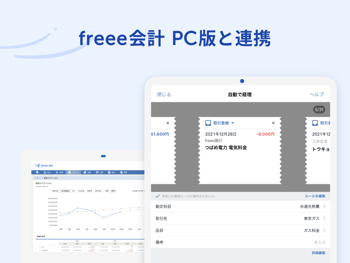 確定申告はfreee 会計ソフト - 会計アプリで青色申告