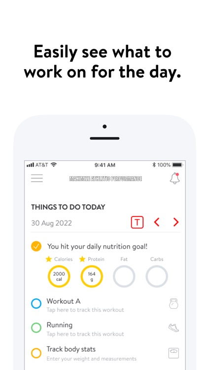 MAXIMIZE ATHLETIC PERFORMANCE