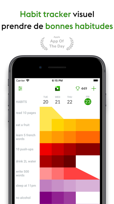 Screenshot #1 pour everyday - Habit Tracker