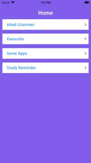 learn hindi grammer in 30 days iphone screenshot 1