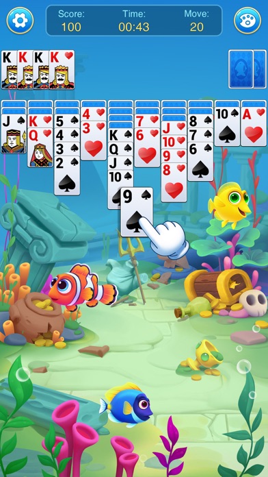 Spider Solitaire Fish Games Screenshot