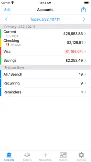 account tracker pro iphone screenshot 1