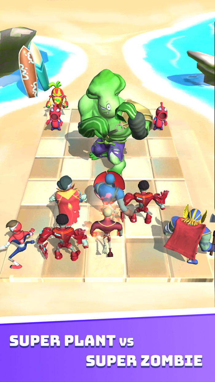 Merge Plants Super Zombie War