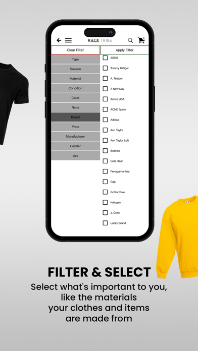 Rack Tribe - Buy Clothing Screenshot