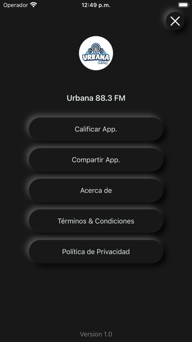 Urbana 88.3 FM Screenshot