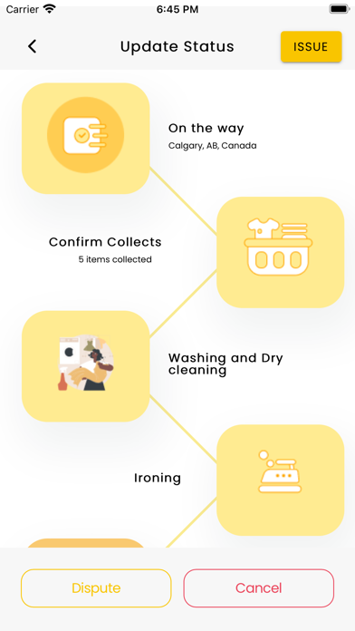 Gazili Laundry Services Agent Screenshot