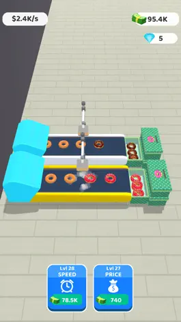Game screenshot Donut Factory 3D apk