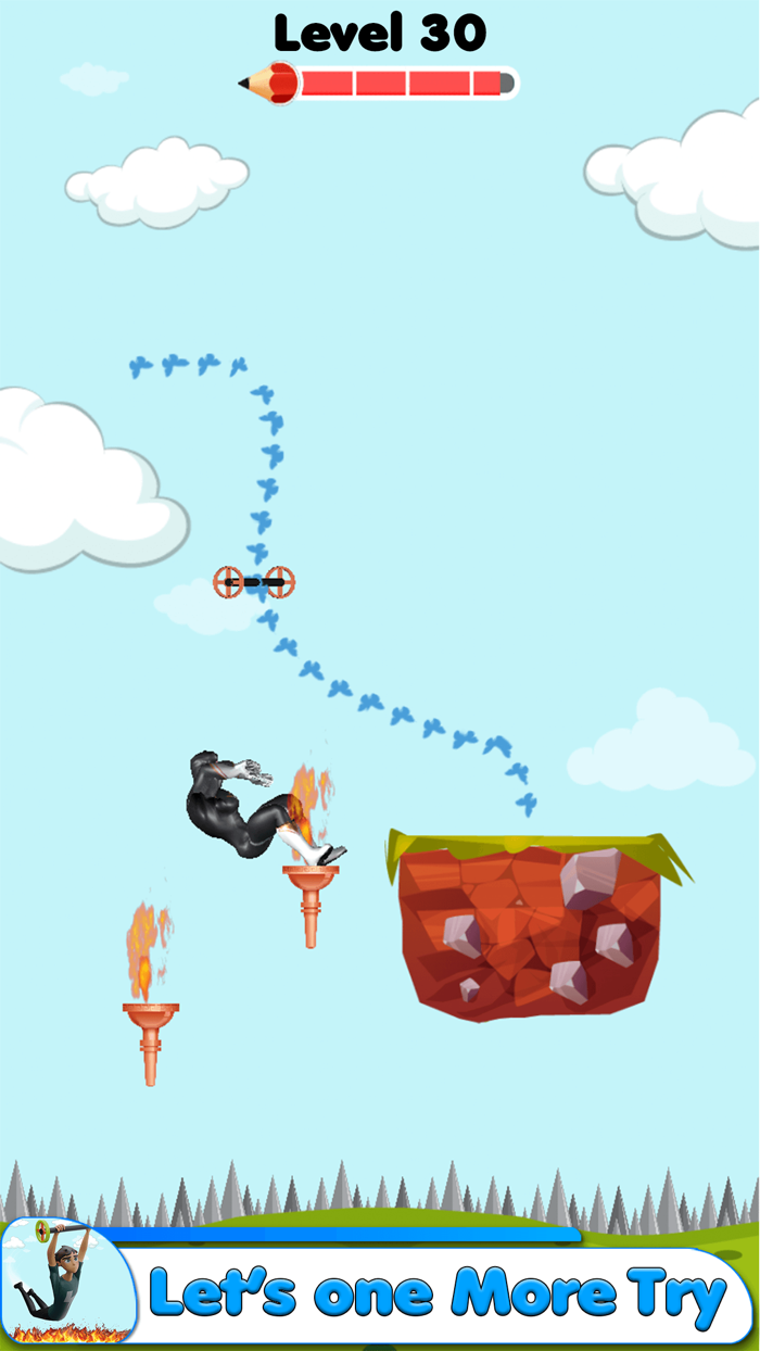 Draw Flights Line Bridge Game