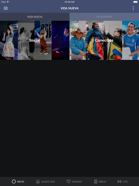 Iglesia Vida Nueva Tampa iPad screenshot 1 - Education app