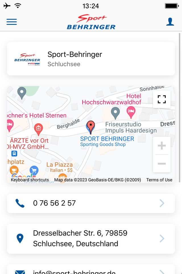 Sport Behringer screenshot 2