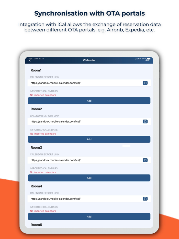 mobile-calendar booking system