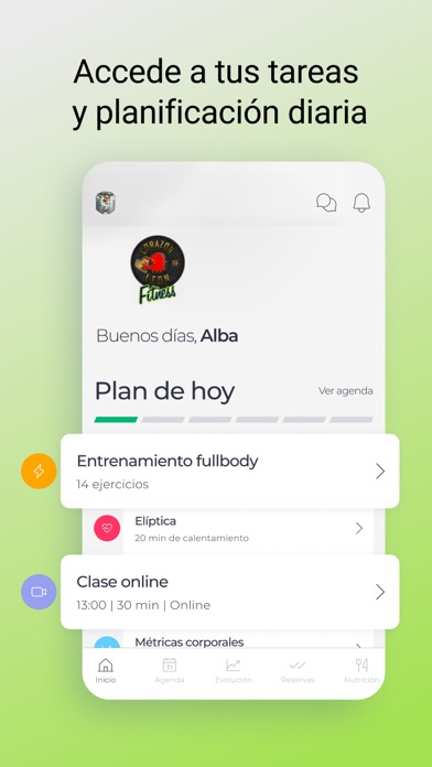 Corazón de león fitness Screenshot