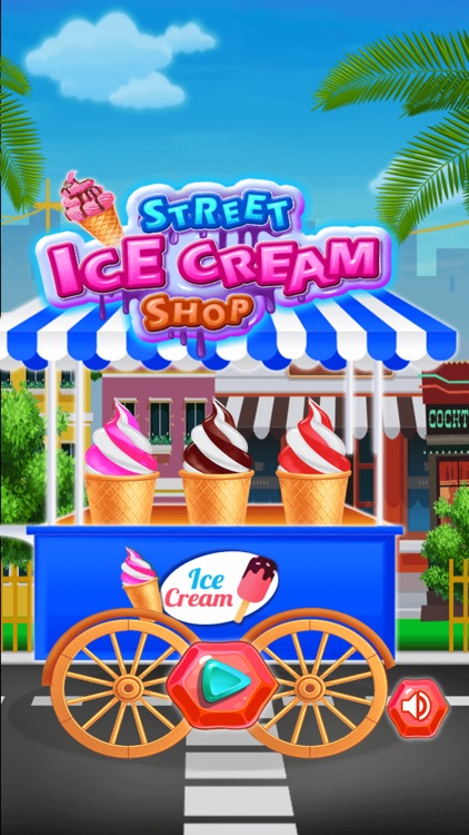 Street Ice Cream Shop