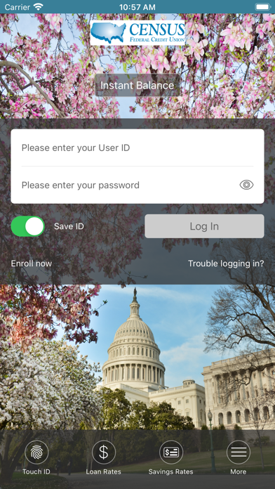 Census Federal Credit Union Screenshot