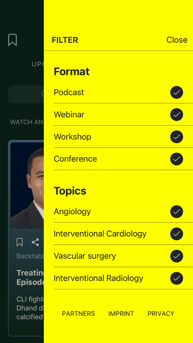 PEO – Medical Education Screenshot