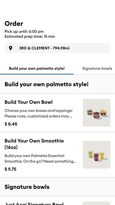 Palmetto Superfoods Screenshot