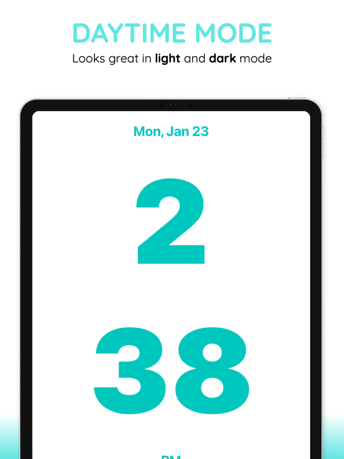 Bed Time  Large Clock