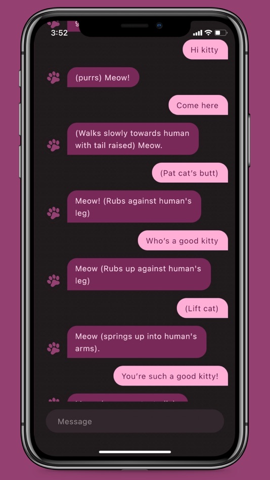 #4. Catbot - Virtual Cat (iOS) By: App Brewing Company Ltd