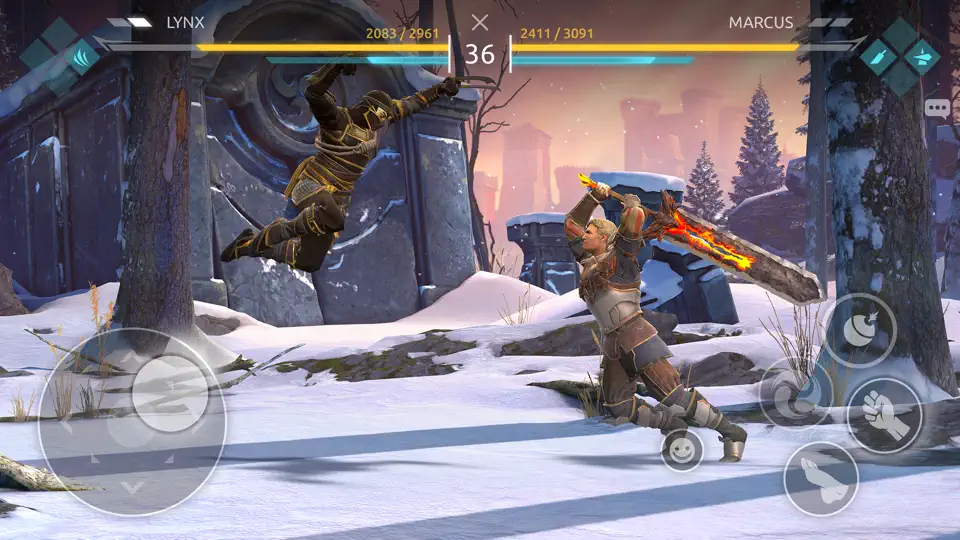 Capture d'écran de Shadow Fight 4: Arena sur iPhone 1