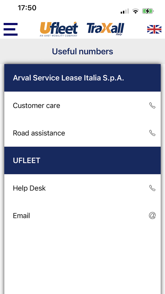#3. Ufleet App (iOS) Podle: TNS it travel solution srl