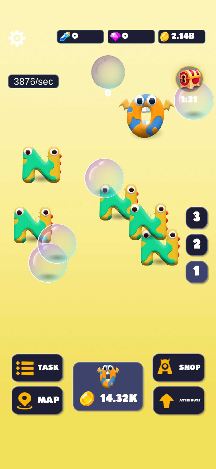 Merge Alphabet Evolution