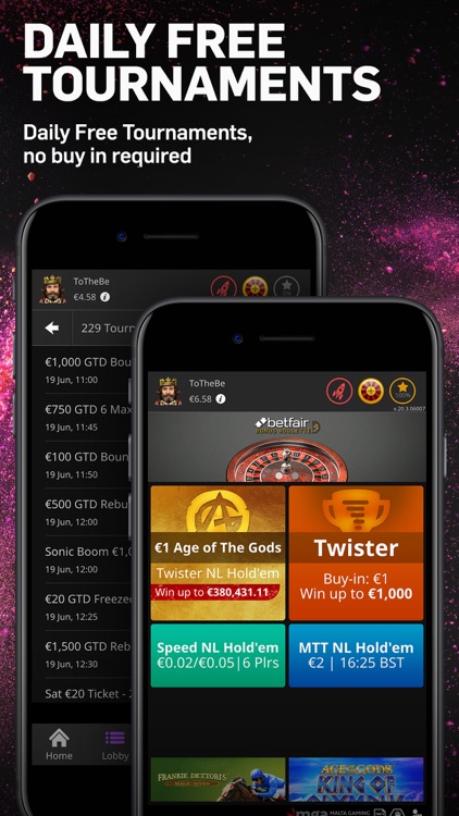 Betfair Poker Games