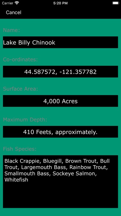 Oregon-CA-WA: Lakes & Fishes screenshot-1