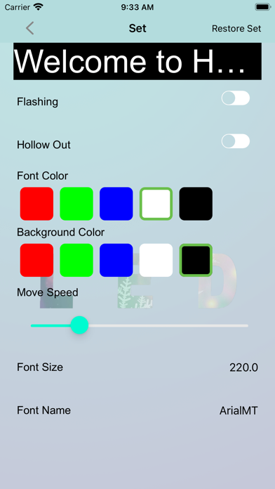 LED Banner Show Screenshot