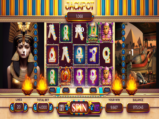Screenshot #3 for Cleopatra Slot Machine