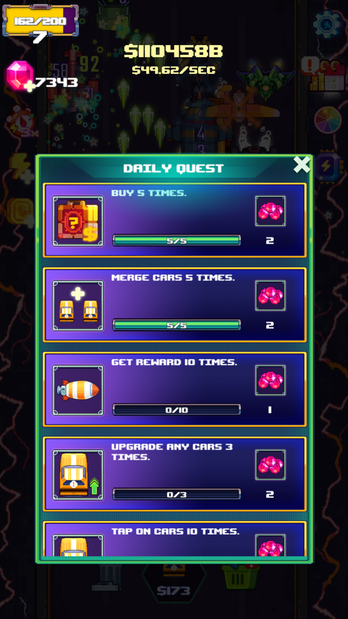 PixelCar Idle Defense