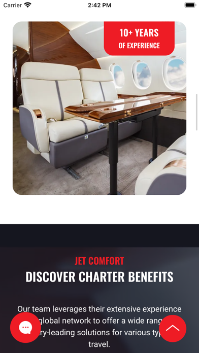 SLS Private Jet Charter Screenshot