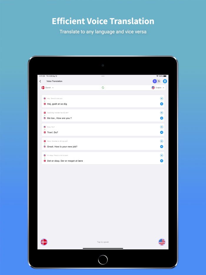Danish Translator and Learn 