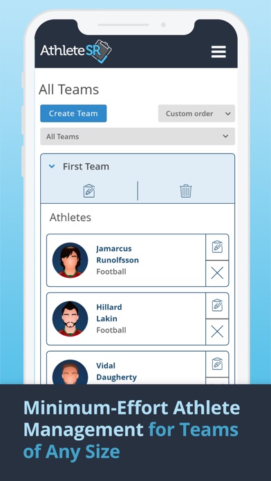 AthleteSR Screenshot 3 - AppWisp.com