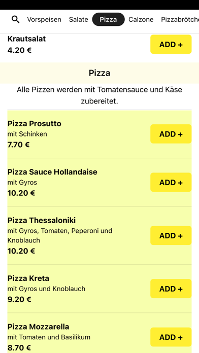Pizzeria Mykonos Grill Screenshot