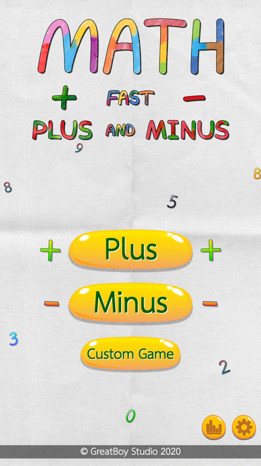 #1. Math Fast Plus and Minus (iOS) 由: kittisak wongkantarakorn