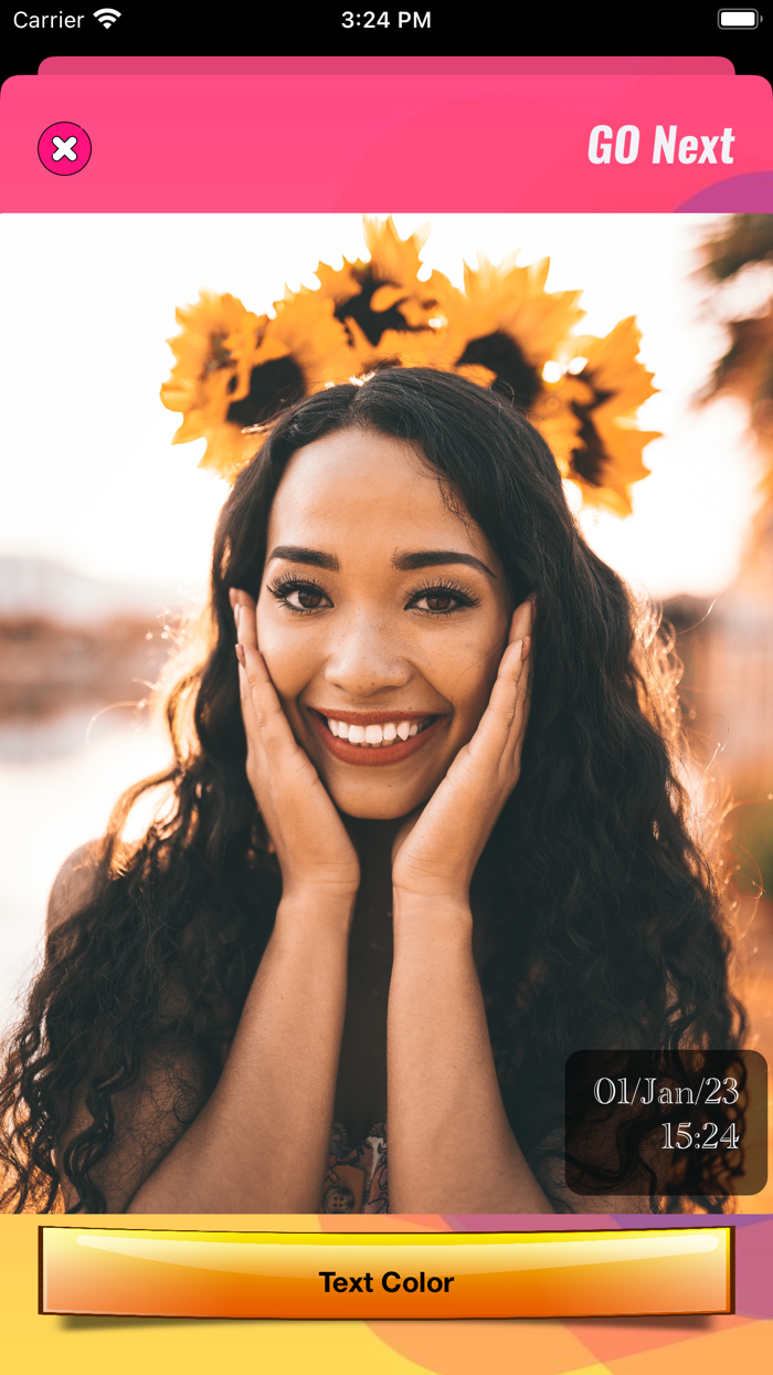 Date Sign Stamp In Image