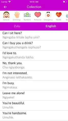 Game screenshot Zulu English Dictionary apk