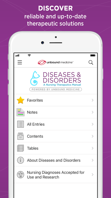 Screenshot #1 pour Diseases & Disorders
