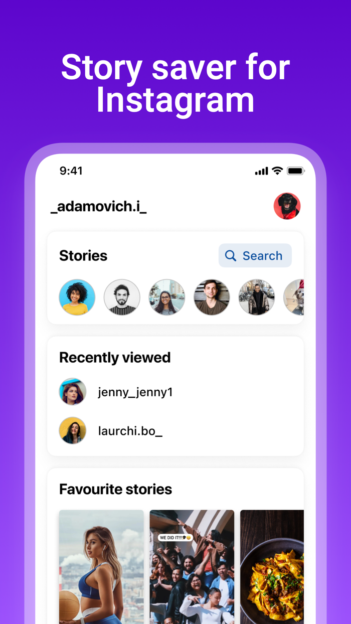 Instory Story saver viewer