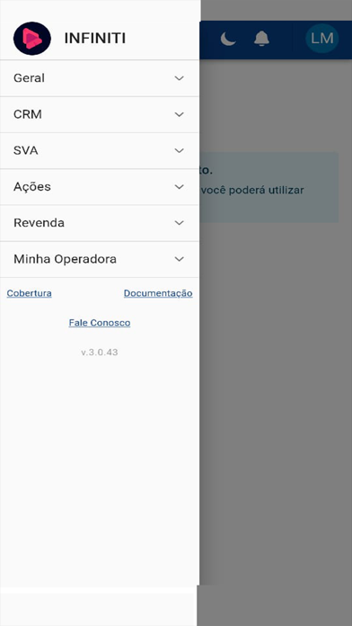 Operadora - Sistema Móvel Screenshot