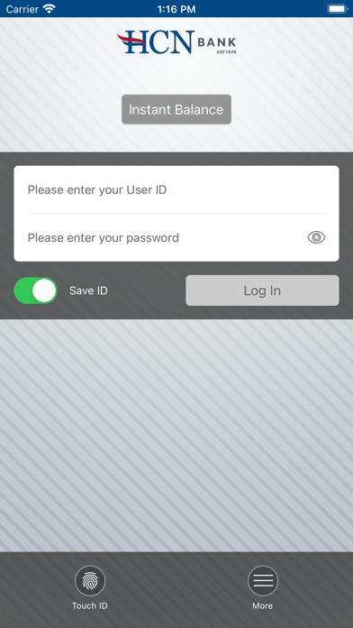 HCN Bank Screenshot