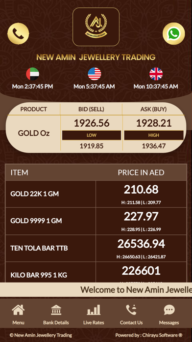 New Amin Jewellery Trading Screenshot