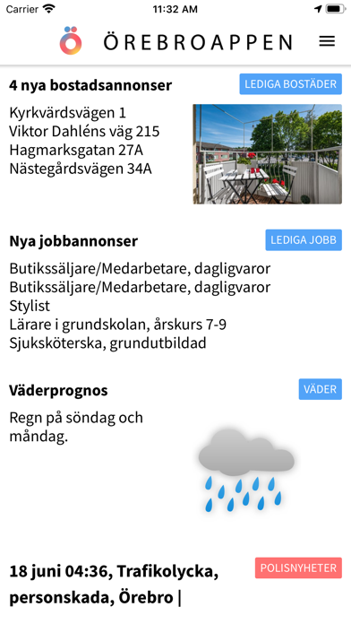 ÖrebroAppen Screenshot