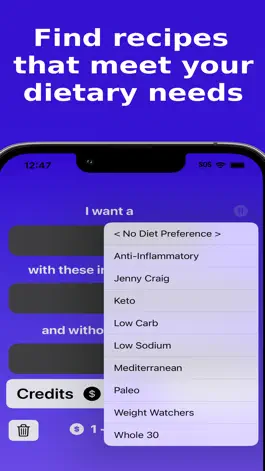 Game screenshot AI Recipes Diet Meal Plans apk