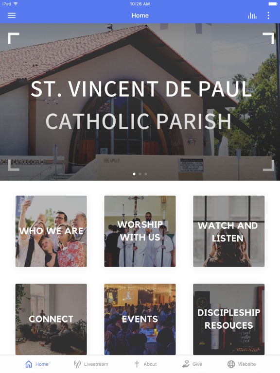 Screenshot #4 pour St. Vincent's Parish, SD, CA
